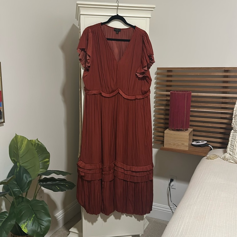 Anthropologie-Current Air Silk Maxi Dress